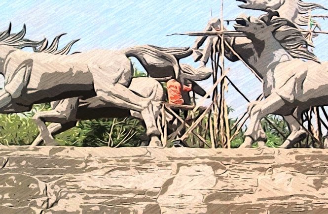 Patung Kuda Taman Samarendah