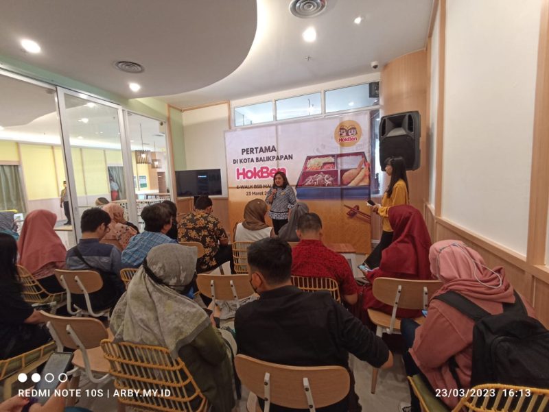 Konferensi Pers Launching HokBen E-Walk BSB Balikpapan I Dokpri