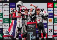 Pebalap binaan Astra Honda berhasil mencetak prestasi di ajang balap International lewat Veda Ega Pratama di ajang Redbull MotoGP Rookies Cup (RBRC) dan Bintang Pranata Sukma pada ajang Honda Thailand Talent Cup (TTC) yang keduanya digelar pada 21-22 Juni 2025 lalu I HO Astra Motor Kaltim 2