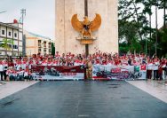 Rayakan Kemerdekaan, Ratusan Bikers Honda di Samarinda Gelar Aksi Sinergi Bagi Negeri, dengan Convoy merdeka dan tabur bunga I ISTIMEWA