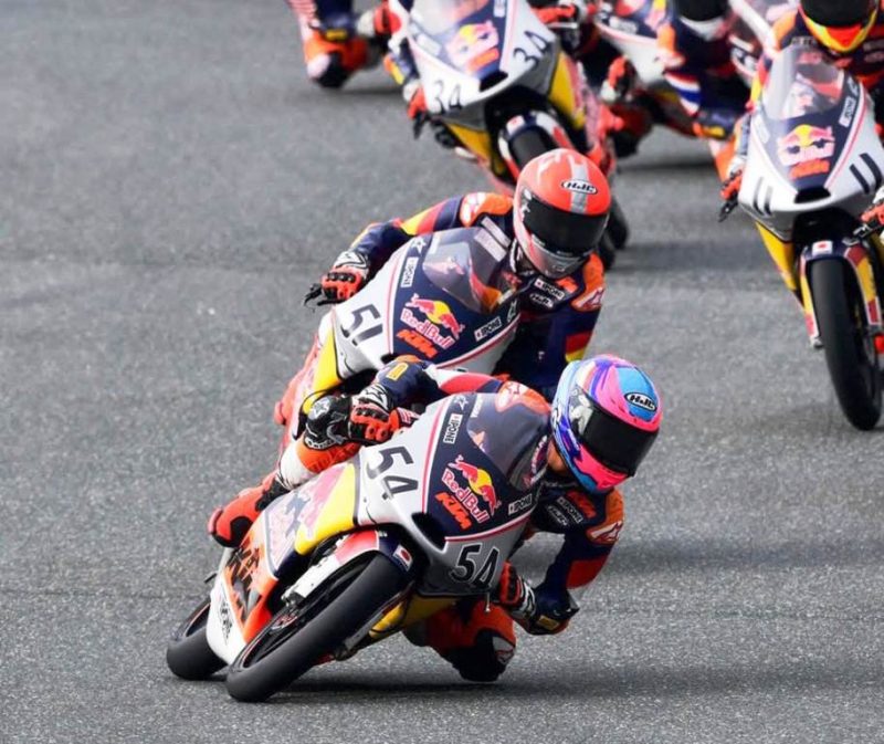 Pebalap binaan Astra Honda berhasil tampil memukau di Red Bull MotoGP Rookies CUP (RBRC) lewat gelar runner up Veda Ega Pratama dan delapan besar klasemen oleh M. Kiandra Ramadhipa di Misano World Curcuit Marco Simoncelli, San Marino (14/09) Kemarin. 