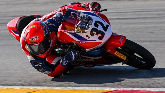 Pebalap muda binaan Astra Honda Motor yakni M. Kiandra Ramadhipa (#32) dan Veda Ega Pratama (#9) siap berpacu dalam gelaran FIM JunirGP World Championship seri ke lima di sirkuit Misano World Circuit Marco Simoncelli akhir pekan ini (21/9)