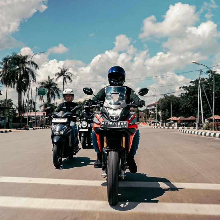 Astra Motor Kalimantan Timur 2 bagikan tips yang dapat diterapkan masyarakat agar ban sepeda motor tetap dalam kondisi optimal I IST Astra Motor Kaltim 2
