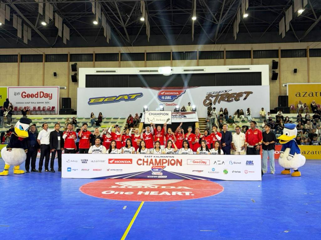 Astra Motor Kalimantan Timur 2 dukung penuh gelaran Honda DBL with Kopi Gooday 2025-2026 East Kalimantan yang resmi berakhir pada Sabtu (14/02) kemarin. Gelaran ini sukses memberikan predikat “kawinkan gelar” bagi SMAN 1 Balikpapan I IST