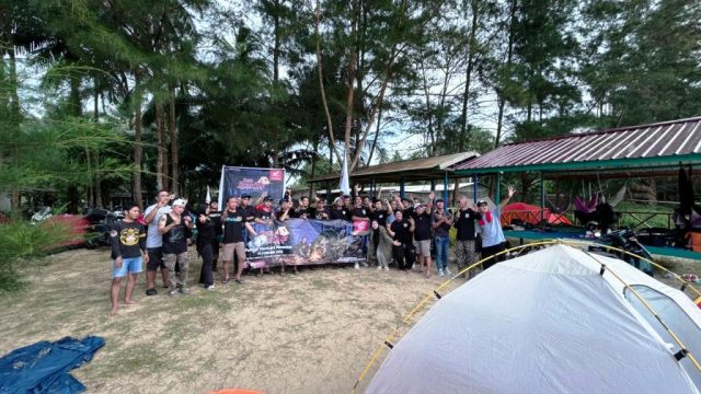 Puluhan bikers sepeda motor Honda turut ramaikan Honda Fun Motour Camp 2026 yang berlangsung pada akhir pekan (14-15/02) di Pantai mentari pamedas samboja I IST