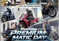 Astra Motor Kaltim 2 gelar Honda Premium Matic Day di GOR Kadrie Oening Samarinda (18-19 April). Cek promo hemat Rp10 Juta & intip motor listrik terbaru! I IST