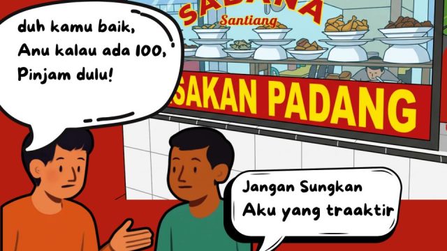 Ilustrasi suka traktir orang dan ramah bisa bikin dompet tipis? Intip hasil riset unik tentang hubungan jadi orang baik dengan pengelolaan keuangan I WADAHKATA.ID