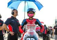 Pebalap muda PT Astra Honda Motor yakni #32 M. Kiandra Ramadhipa rsiap melanjutkan perjuangannya pada putaran ketujuh FIM Moto3 Junior World Championship 2026 di Misano World Circuit Marco Simoncelli, Italia, pada 16–18 Oktober 2026 I ISTIMEWA
